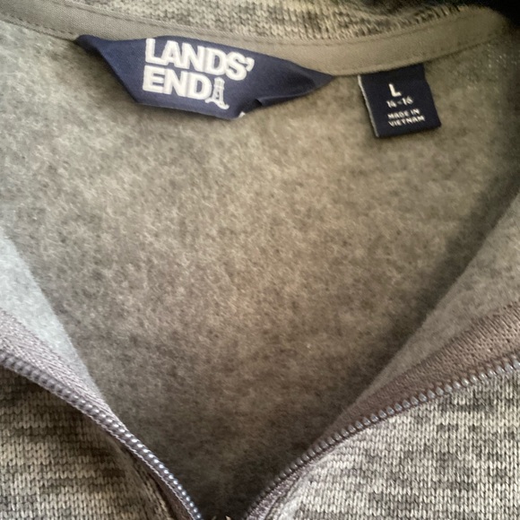 NWOT Heather Fleece Quarter Zip - Picture 4 of 5